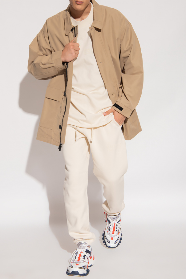 Fleece hoodie with logo, zdjęcie 2 Fleece hoodie with logo od Sweatshirt with short sleeves